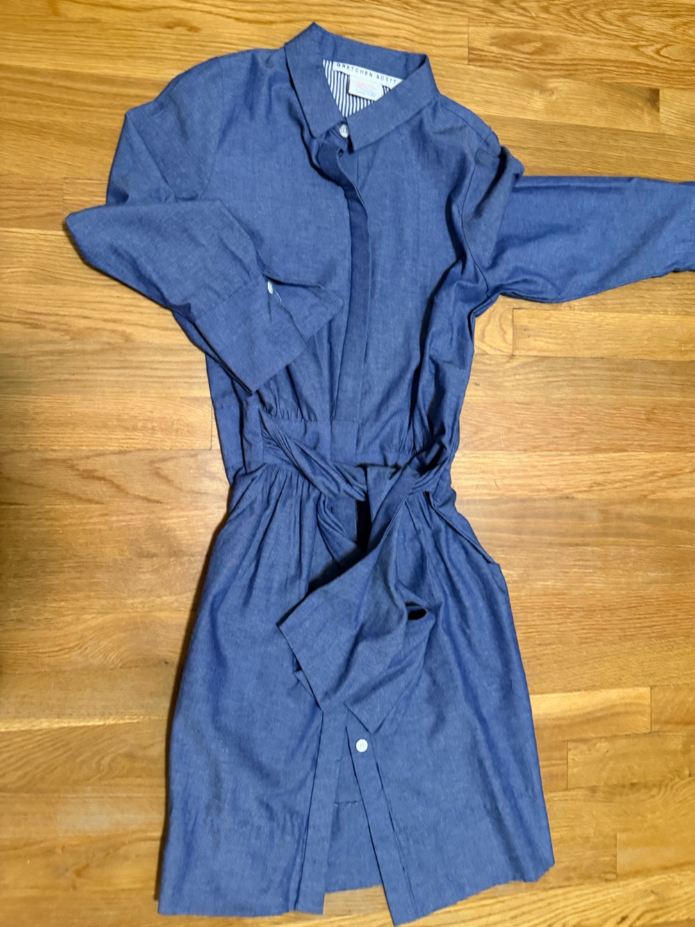Gretchen Scott Designs Chambray Shirt in Blue